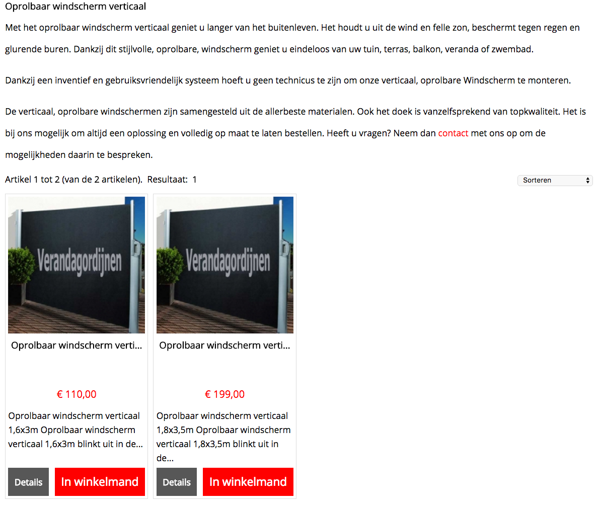 Terraswand bestellen